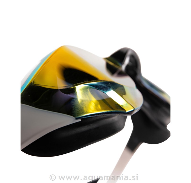 COBRA EDGE SWIPE MIRROR - ZLATE/BELE/ČRN