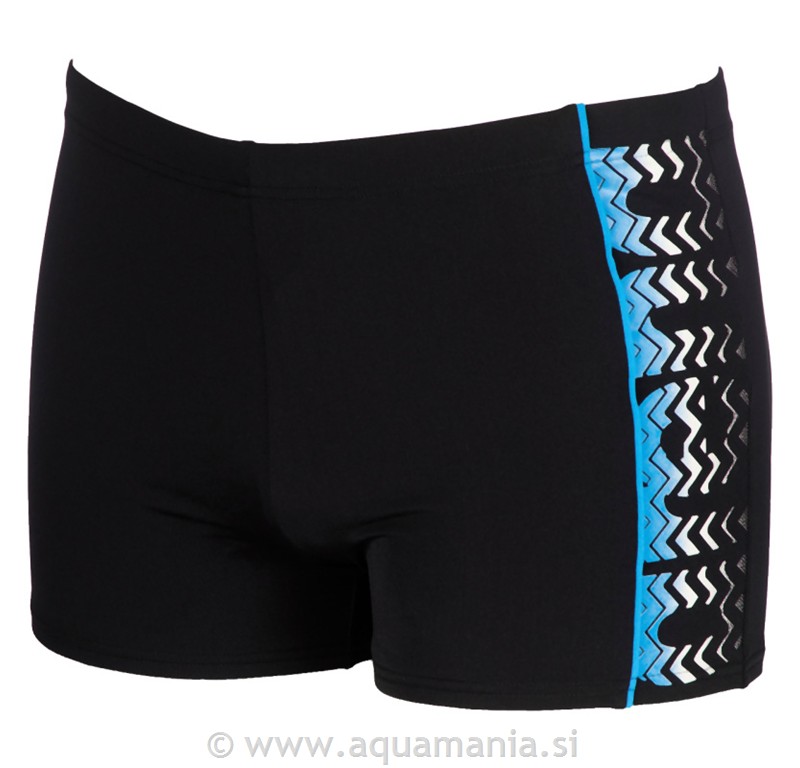 BOKSAR - FLOATER SHORT - ČRNA/MODRA