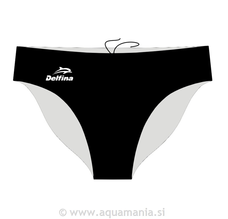 BRIEF - SOLID DELFINA - ČRNE