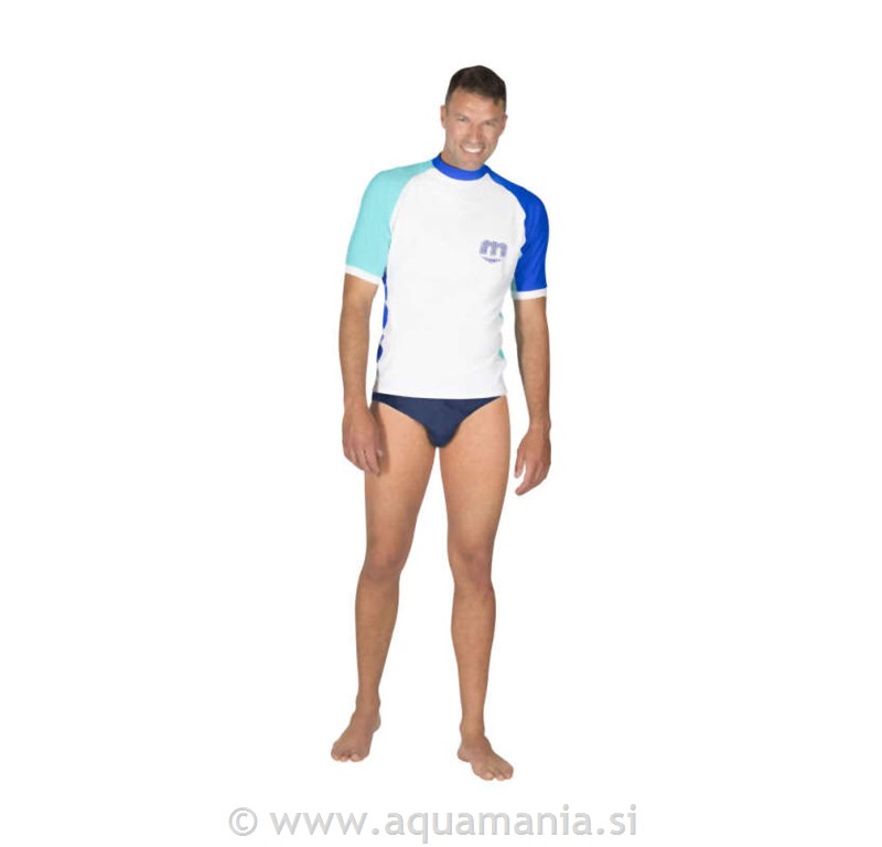 LYCRA SHIELD - MOŠKA - KR. ROKAV - BELA