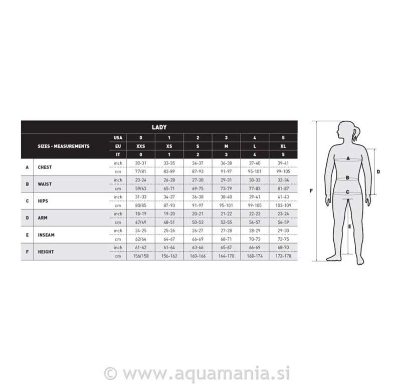 APNEA INSTINCT 50 - ŽENSKA - JOPIČ