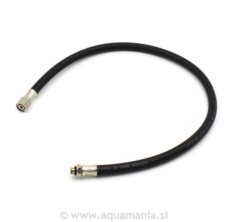 CEV NIZKOTLAČNA - 3/8” - ČRNA - GUMA