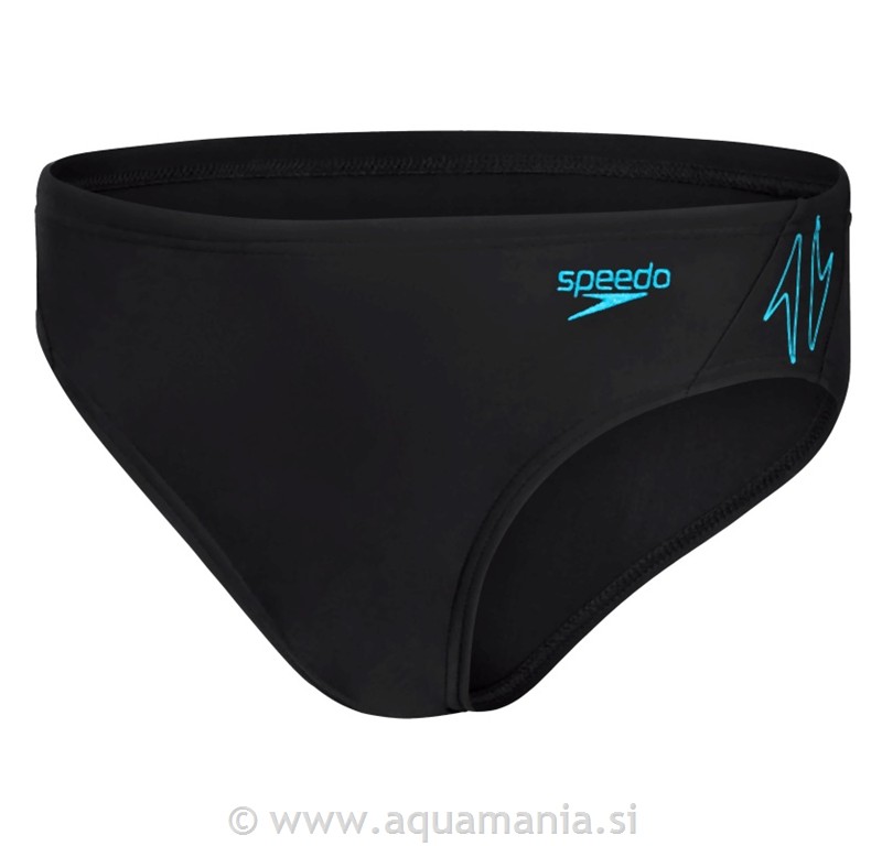 BRIEF 5 CM - HYPERBOOM - ČRNA/MODRA