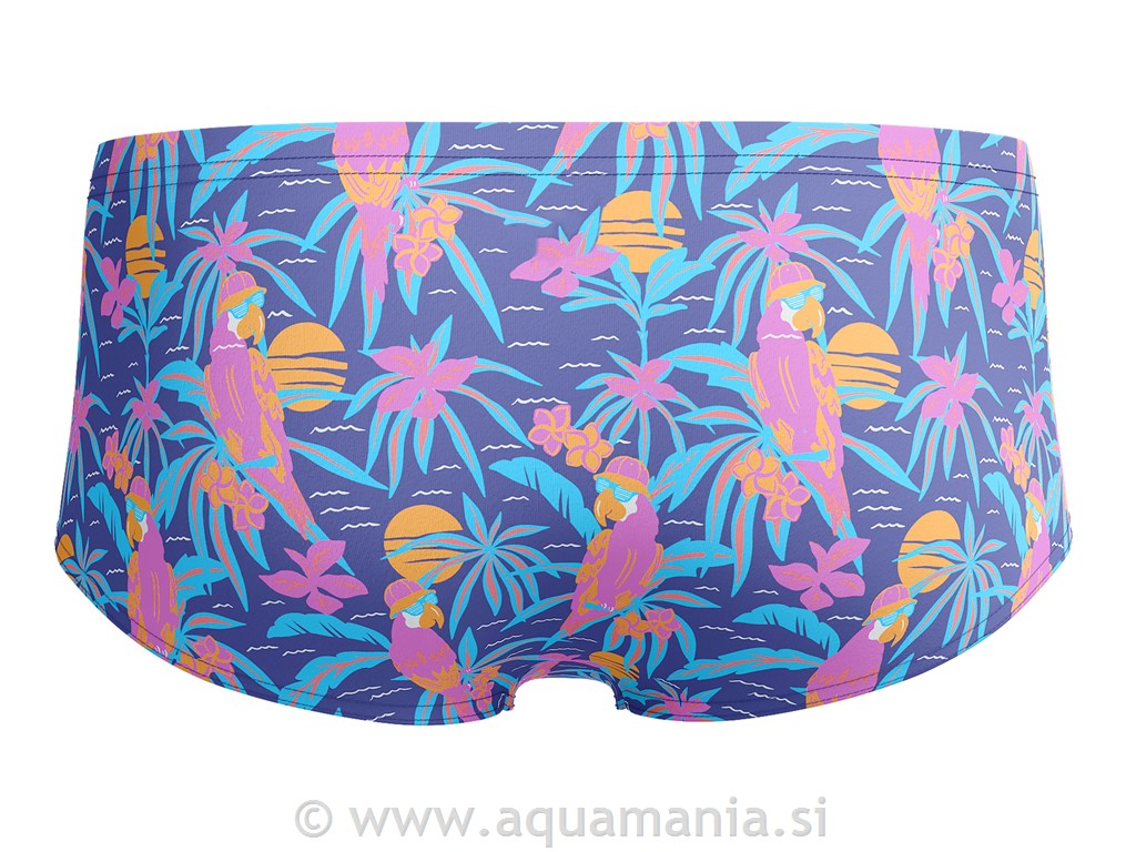 AQUASHORT - CLUB ALLOVER 13,5 CM - MODRA