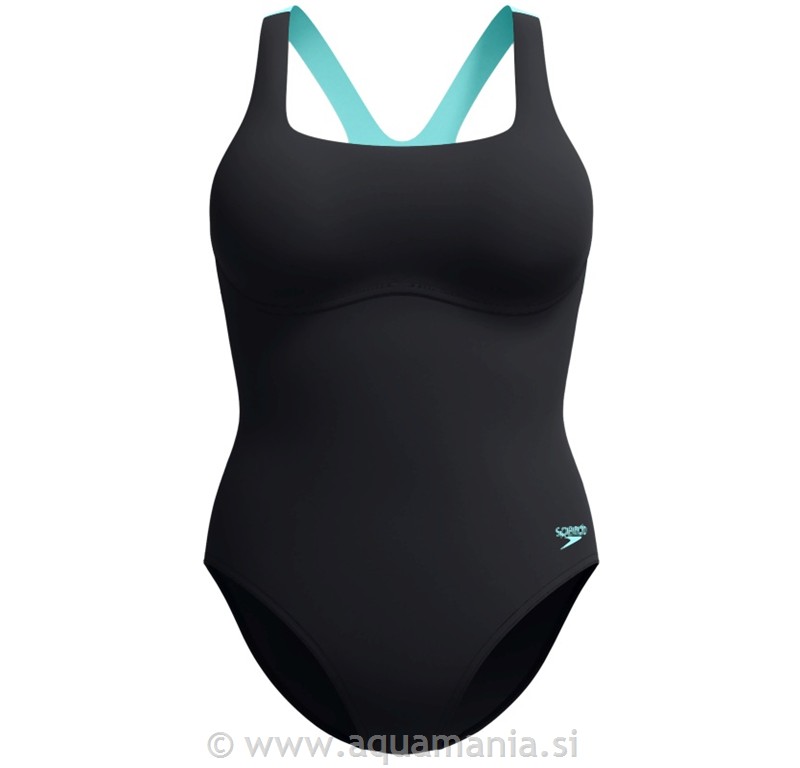 ENODELNE - FLEX BAND SWIMSUIT - ČRNA
