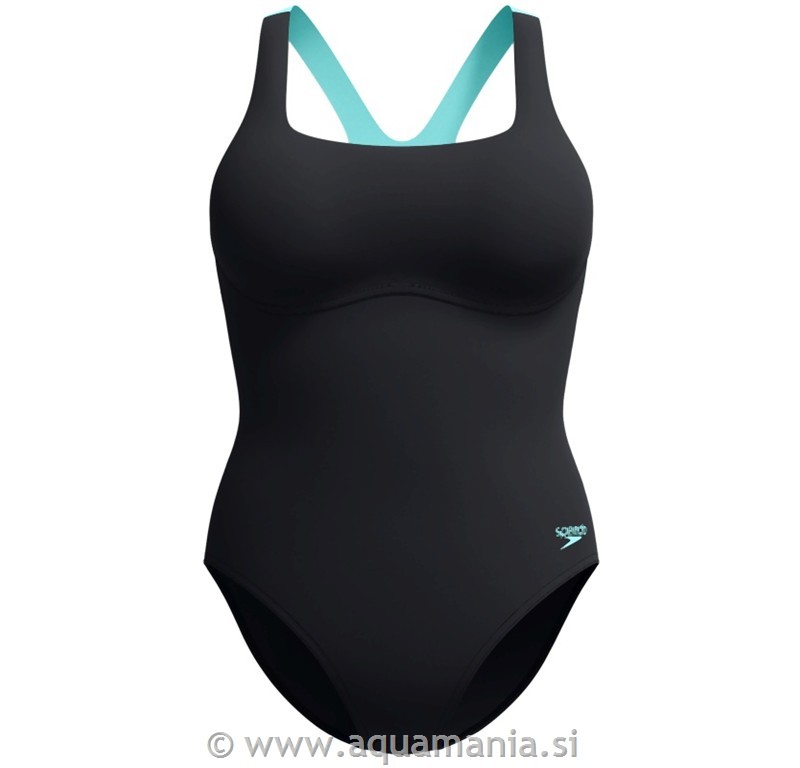 FLEX BAND SWIMSUIT - ČRNA - 38