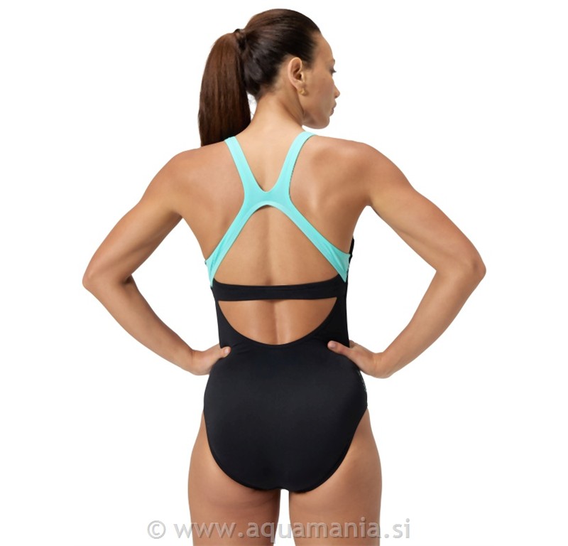 ENODELNE - FLEX BAND SWIMSUIT - ČRNA