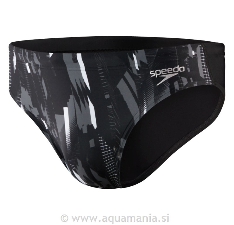 BRIEF 7 CM - ČRNA/SIVA - 30