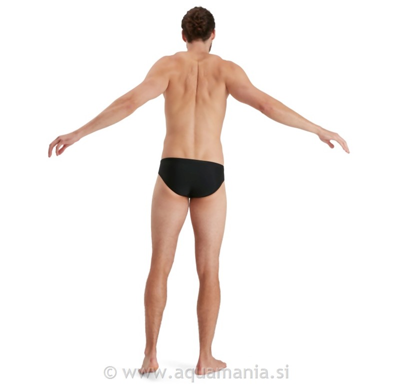 BRIEF 7 CM - ČRNA/SIVA - 30
