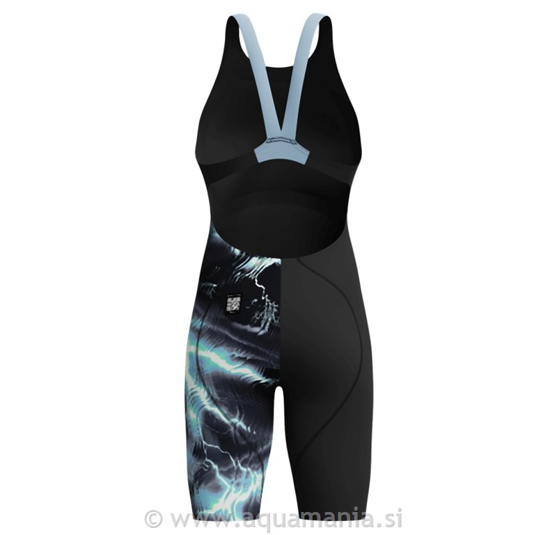 LZR IGNITE JR. KNEESKIN - ČRNA/MODRA