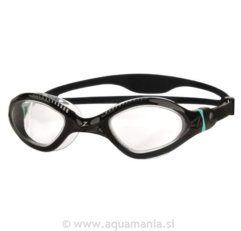 PLAVALNA OČALA TIGER LSR+ - ČRNA/TURKIZN