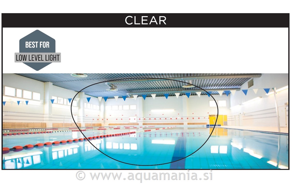 PLAVALNA OČALA TIGER LSR+ - MODRA/BELA