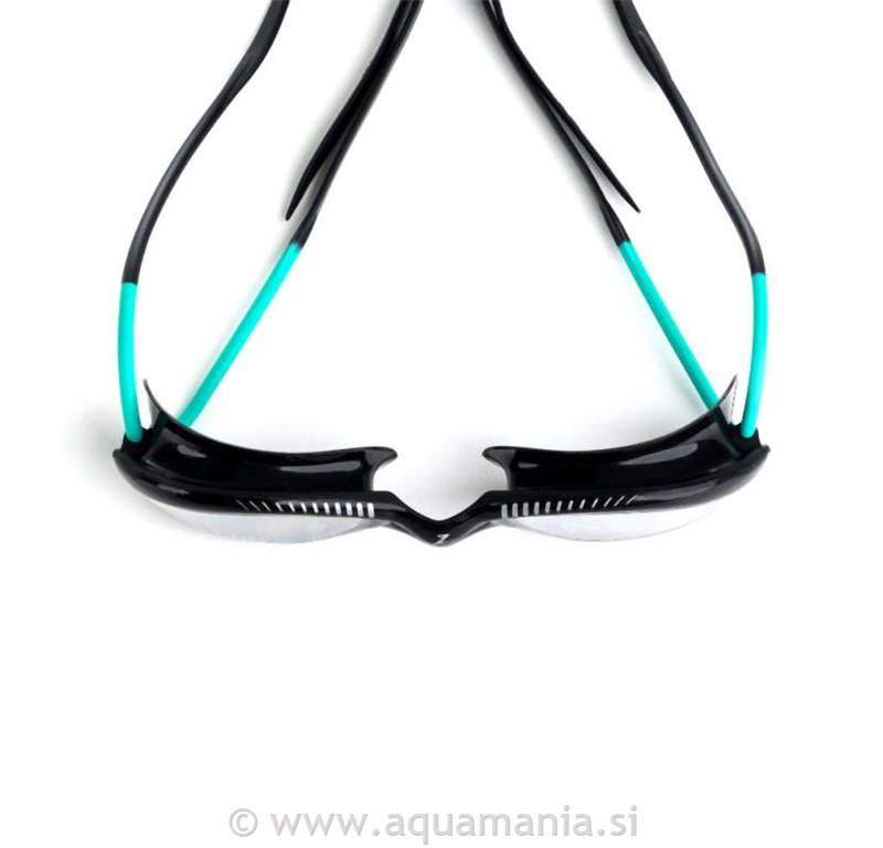 PLAVALNA OČALA TIGER - ČRNA/TURKIZNA
