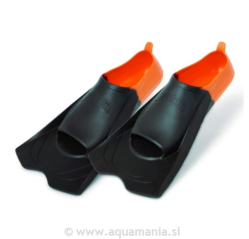 SHORT BLADE ECO FIN - ZOGGS - ČRNA/ORANŽ