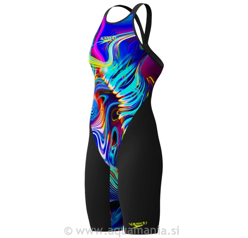 LZR PURE VALOR 2.0 KNEESKIN - ČRNA/PISAN