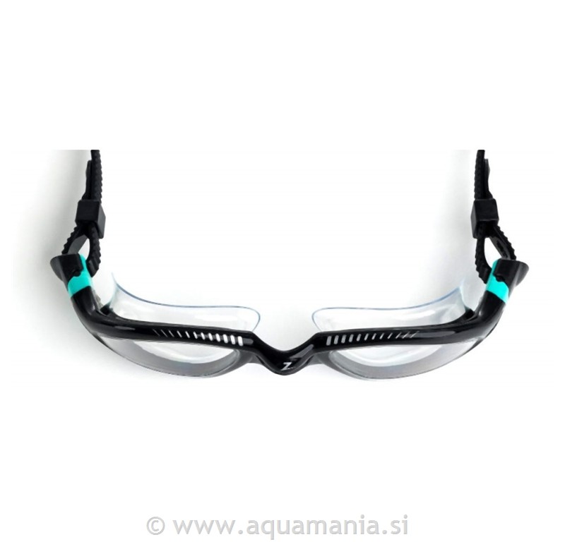PLAVALNA OČALA TIGER LSR+ - ČRNA/TURKIZN